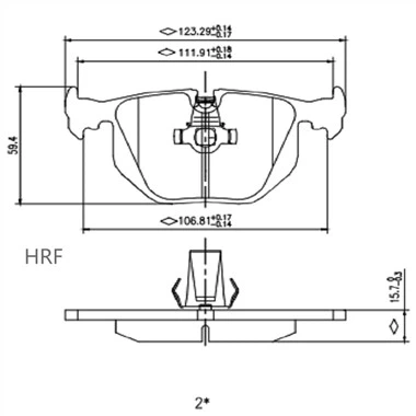Placute de frana pentru Bmw