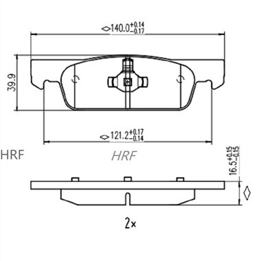 Brake Pads for Dacia Sandero