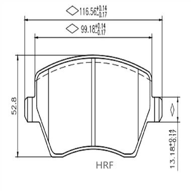 Placute de frana pentru Renault Duster