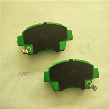 Plăcuțe de frână cu acoperire de protecție verde