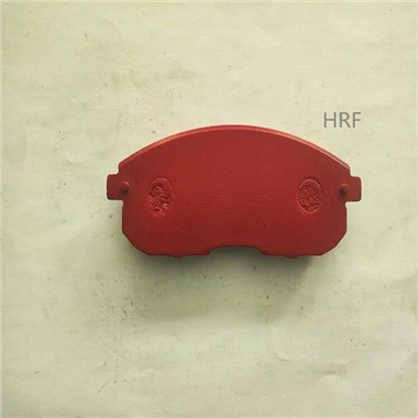 Plăcuțe de frână cu acoperire de protecție roșie